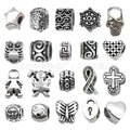 Metallic Cross and Heart Metal Beads with 21 Listed Options view 1