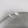Silver Rough Heart