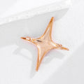 Cross Star Polished Two Designs Metal Brooch Pin for Jackets and Lapels view 4