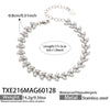 Steel Pearl Bracelet