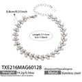 Pearl Chevron Wheat Bracelet Gold Or Steel Stainless Steel view 6