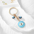 Enamel Heart and Round Lash Evil Eye Keychains in Eight Designs view 5