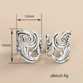 Openwork Swirl Ear Cuff Clips In Gold And Silver Tones view 4