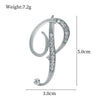 Silver Initial Sixteen