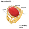 Red Oval Stone