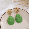 Green Woven Drops