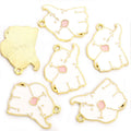Enamel-Look Gold Silver Elephant Alloy Charms in 6 Styles view 8