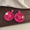 Fuchsia Woven Hats