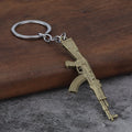Mini Metal Pistol Model Keychain Car Pendant Gift Accessory
