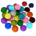 Round Resin Crystal Cluster Flatback Cabochons in 38 Variations view 2