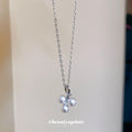 Silver Tone Three Pearl Cluster Pendant Necklace Decorative Jewelry view 2