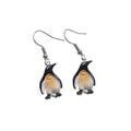 Panda Koala Penguin Turtle Enamel Animal Dangle Earrings 5 Styles view 5