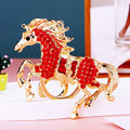 Mixed Jeweled Horse Keychains in Fifty One Ornament and Loop Options view 7