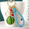 Braided Crystal-Watermelon