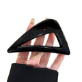 Large Burgundy Open Triangle Hair Claw With Unlisted Brown Version view 5