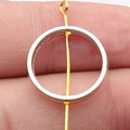 Round Ring Small Hole Bead Connector Jewelry Making Component view 5