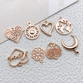 Matte Gold-Tone Seashell Metal Charms with 31 Listed Options view 4