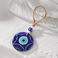 Round Printed Evil Eye Cord Loop Hanging Ornaments in Seventeen Designs view 8