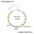 Crystal Heart Bracelet and Necklace Collection in Mixed Metals view 6