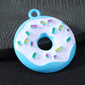 Enamel Donut Charm Pendant with Colorful Sprinkles Five Colors view 7