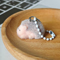 Flocked Mini Animal Keychains Bead Ball Chain 36 Styles view 8