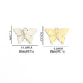 Enamel-Look Gold Silver Butterfly Alloy Charms in 12 Styles view 3