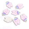 Smiling Tooth Enamel Charms in Six Designs and Two Tones view 11