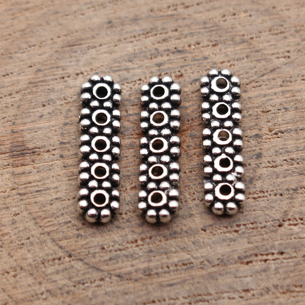 Zinc Alloy Multi Hole Spacer Beads for Bracelet Necklace DIY Jewelry Findings Making