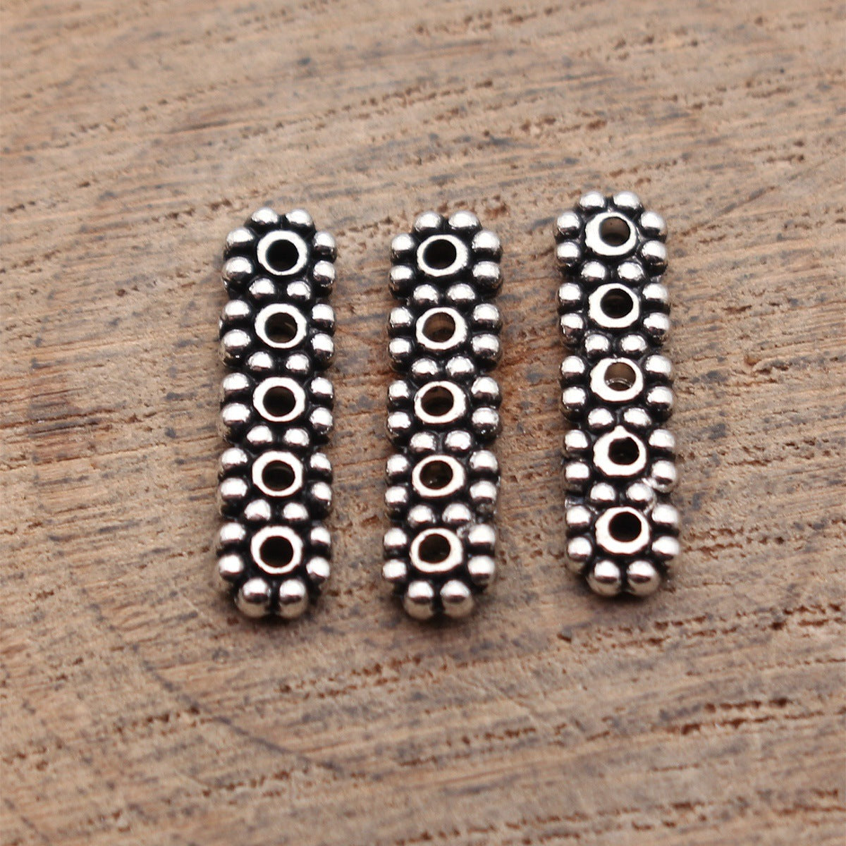 Zinc Alloy Multi Hole Spacer Beads for Bracelet Necklace DIY Jewelry Findings Making