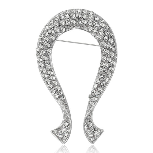 Angled display of the brooch design