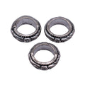 Textured Ring Shaped Large Hole Bead for Jewelry Making view 4