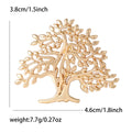 Openwork Tree of Life Brooch in Gold and Silver Tones view 4