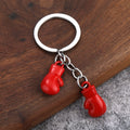Boxing Glove Keychain With Two Charms In 10 Color Styles view 3