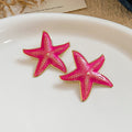 Colorful Starfish Stud Earrings Fashion Jewelry Accessories view 8