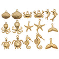 Yellow Octopus and Crab Metal Charms with 16 Listed Options view 5