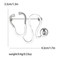 Stethoscope Outline Brooch in Four Enamel and Metal Colors view 9