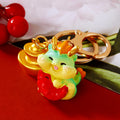 Cute Resin Fortune Dragon Keychains in Eight Poses plus Assorted Style view 3