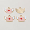 Enamel Love Letter Charms in Seven Color Styles for Jewelry view 11
