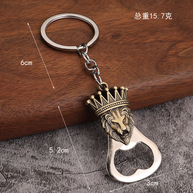 Animal Bottle Opener Zinc Alloy Souvenir Keychain with Enamel Finish