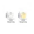 Pearl Bow Charms in Gold and Silver Tones, Six Enamel Colors view 2