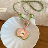 Green Pink Apple
