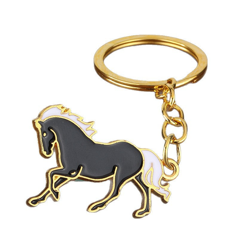 Ford Bronco Horse Emblem Zinc Alloy Keychain Gift Accessory