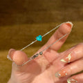 Silver Crystal Heart Studs Necklaces And Bracelets Six Styles view 10