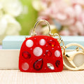 Mixed Bow Pearl Handbag and Jelly Handbag Keychains in Nine Colors view 11