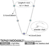 Silver Blue Necklace
