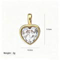 Gold Tone Chain And Five Detachable Geometric Pendant Components view 7