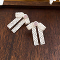 Crystal Bow and Filigree Flower Stud Earring Collection view 9