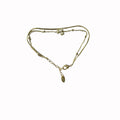Dual Layer Clover Zircon Bracelet Snake Chain 2 Colors view 5