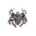 Raised Spider Metal Charm in 4 Decorative Finishes view 8
