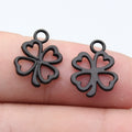 Black Tool and Symbol Charms in Seven Designs for Jewelry Making view 6